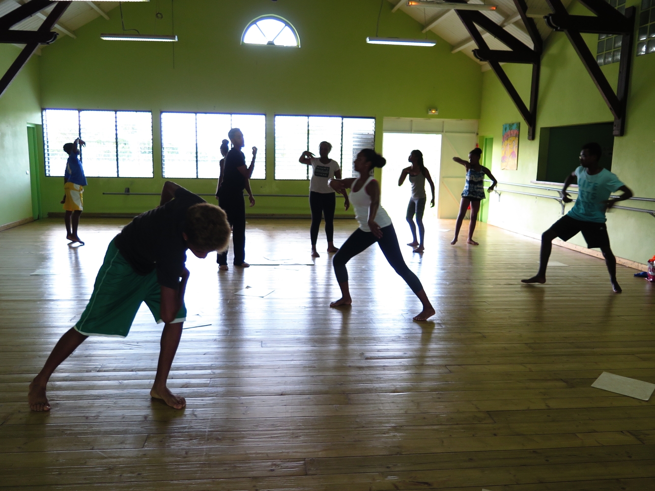 Action Theater workshop, Guadeloupe